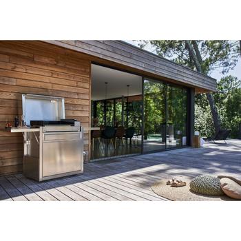 Visuel 1 du produit Chariot premium fermé en inox 60 Forge Adour - 174,5 x 55,6 x 104,2 cm