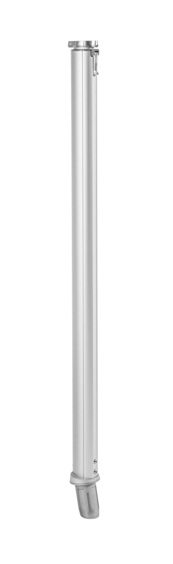 Visuel 1 du produit Mât pour voile d'ombrage téléscopique coloris gris en aluminium Gard&Rock - Ø 10 cm