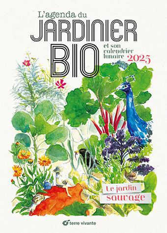 Visuel 1 du produit Agenda "L'agenda du jardinier bio Le jardin sauvage" aux Éditions Terre Vivante