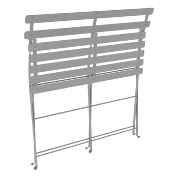 Visuel 1 du produit Banquette bistro 2 places coloris gris en acier Fermob - 88 x 29 cm