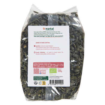 Visuel 1 du produit Graines de courges bio Markal sachet - 500 g