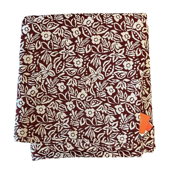 Visuel 1 du produit Nappe coloris roux en PE/coton Tessa - 150 x 250 cm