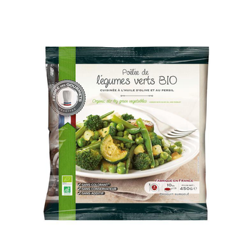 Visuel 1 du produit Poêlée de légumes verts surgelés Fego - 450 g