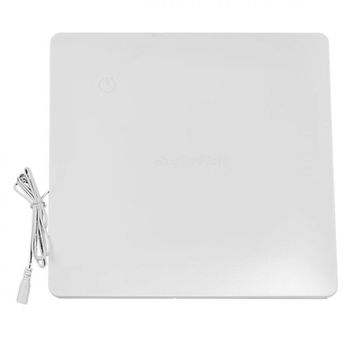 Visuel 1 du produit Aquarium éclairé blanc inclus ballast, SUPERFISH - modèle Qubiq 60