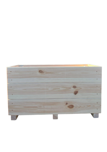 Visuel 1 du produit Bac en bois naturel non huilé - 70 x 34 x 40,5 cm