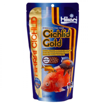 Visuel 1 du produit Nourriture poissons aquarium, spécifique cichlide, coule, HIKARI AQUARIUM, medium gold - 342g