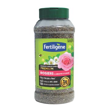 Visuel 1 du produit Engrais longue durée pour rosiers et arbustes à fleurs Fertiligène - 600 g