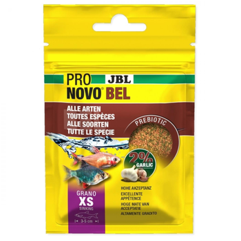 Visuel 1 du produit Nourriture granulée pour poissons, extra-small, JBL ProNovo Bel Grano XS - 18g/20ml