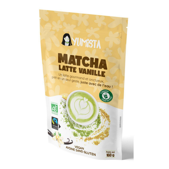 Visuel 1 du produit Matcha latte vanille bio Yumista - 160 g