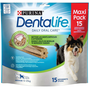 Visuel 1 du produit Snack à mâcher Dentalife Medium pour chien de taille moyenne 345 g