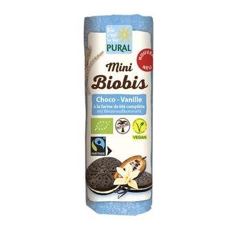 Visuel 1 du produit Biscuits bio choco vanille Pural mini Biobis - 85 g