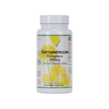 Visuel 1 du produit Complément alimentaire bio Vit’All+ Chrysanthellum 500 mg - les 60 gélules végétales
