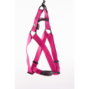 Visuel 1 du produit Harnais baudrier réglable rose pour chien - 2x50/70 cm
