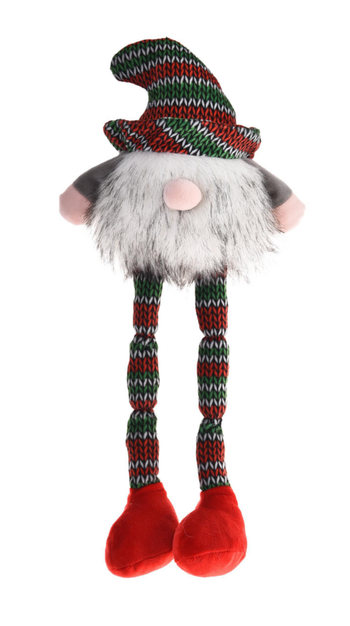 Visuel 1 du produit Jouet pour chien coloris multicolore peluche de Noël lutin Bubimex - 46 cm