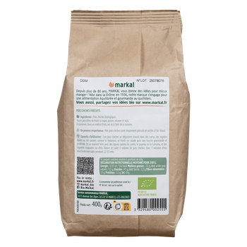 Visuel 1 du produit Pois chiches bio cuisson rapide Markal - 400 g