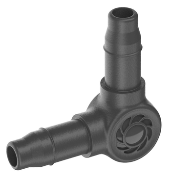 Visuel 1 du produit Jonction en L 3/16 Easy & Flexible coloris noir boîte de 20 Gardena - 4,6 mm