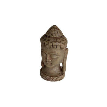 Visuel 1 du produit Zen Deco Visage de Buddha L 10,4x10,4x22 cm