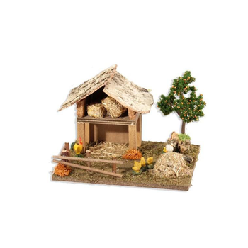 Visuel 1 du produit Poulailler 19x15x14 cm Bois Multicolore