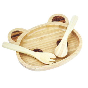 Visuel 1 du produit Set de repas pour bébé en bambou Cap Bambou - 175 g