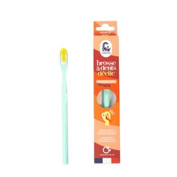Visuel 1 du produit Brosse à dents rechargeable souple coloris vert d’eau Lamazuna
