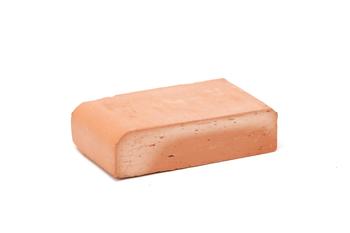 Visuel 1 du produit Pied quart de rond en terre cuite coloris terre claire Poterie Goicoechea - Ø 12 x H 2,5 cm