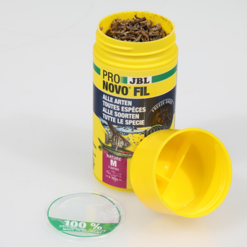 Visuel 1 du produit Larves de moustiques pour poissons JBL Pronovo fil M – 100 ml