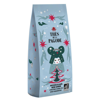 Visuel 1 du produit Coffret infusion de Noël à la rose givrée bio Thés de la Pagode - 50 g