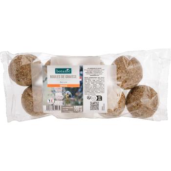 Visuel 1 du produit Boules de graisse nature pour oiseaux du jardin botanic® x8 - 720 g