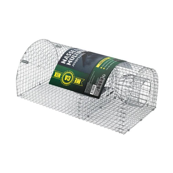 Visuel 1 du produit Nasse à rat métallique forme tunnel Protecta Mecanix - 40 x 23 x 18 cm