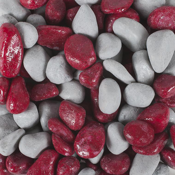 Visuel 1 du produit Graviers vernis mix fuchsia gris 2 kg