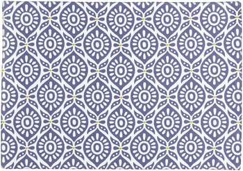 Visuel 1 du produit Set de table coton/polyester enduit coloris cobalt Winkler Citrus - 48 x 33 cm