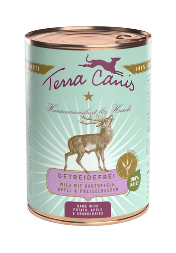 Visuel 1 du produit Aliment complet pour chien sans céréales Terra Canis gibier – 400 g