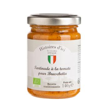 Visuel 1 du produit Bruschetta bio à la tomate et au fromage Histiciit - 140 g