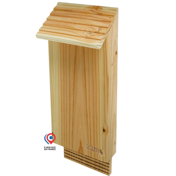 Visuel 1 du produit Nichoir pour chauves-souris en pin douglas épicéa PEFC Natures Market - 6 x 20 x 47 cm