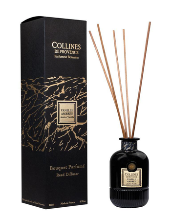 Visuel 1 du produit Bouquet parfumé Collines de Provence collection Fleurs & Écorces senteur Vanille ambrée - 200 ml