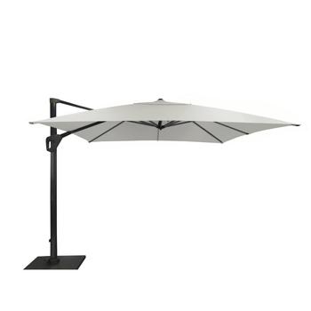 Visuel 1 du produit Parasol déporté rotating carré blanc écru 400 x 400 cm