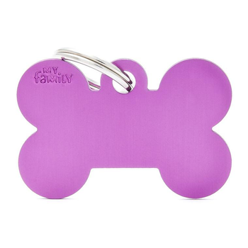 Visuel 1 du produit Médaille en aluminium violet MyFamily Basic grand os