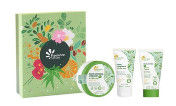 Visuel 1 du produit Coffret douceur d'aloe vera Cosmos Organic Fleurance nature - 250 ml