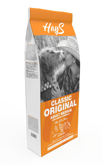 Visuel 1 du produit Croquette pour chien adulte de race moyenne au poulet Hays Classic - 15 kg