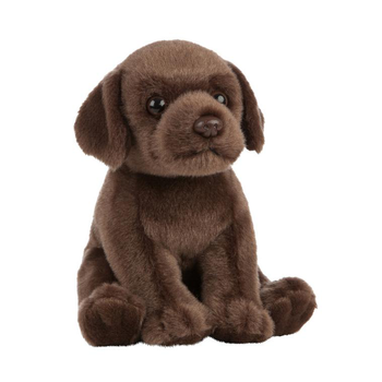 Visuel 1 du produit Chiot Labrador chocolat Living Nature - 16 cm