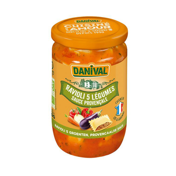 Visuel 1 du produit Raviolis aux 5 légumes DANIVAL 670 g