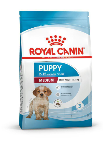 Visuel 1 du produit Croquettes pour chiot medium puppy Royal Canin - 3 kg