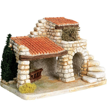 Visuel 1 du produit Crèche Gorden santons Escoffier - 35 x 22 x 23 cm