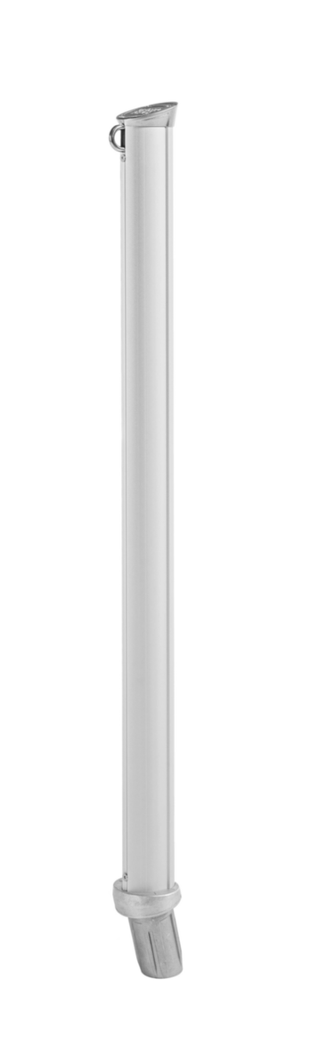 Visuel 1 du produit Mât pour voile d'ombrage téléscopique coloris gris en aluminium Gard&Rock - Ø 10 cm