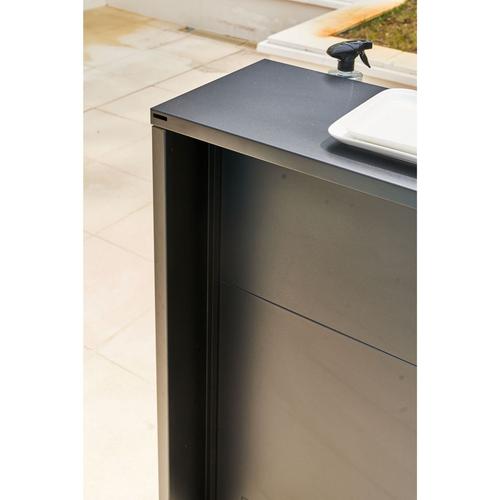 Visuel 2 du produit Fileurs x 2 en acier pour meuble support Forge Adour - 16,2 x 3 x 108,2 cm