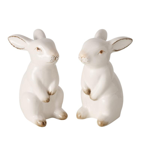 Visuel 1 du produit Pique décorative forme lapin marron Paddy - 3 x 25 x H 23 cm