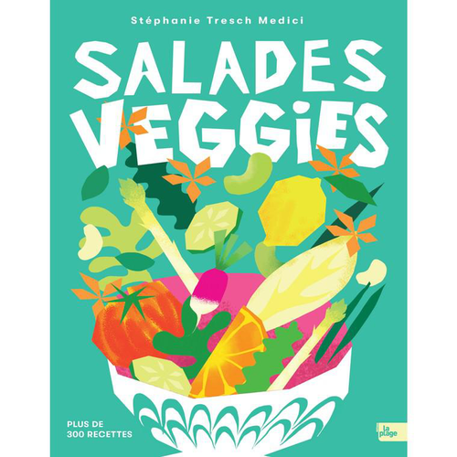 Visuel 1 du produit Le livre " Salades complètes veggies " aux Éditions La Plage