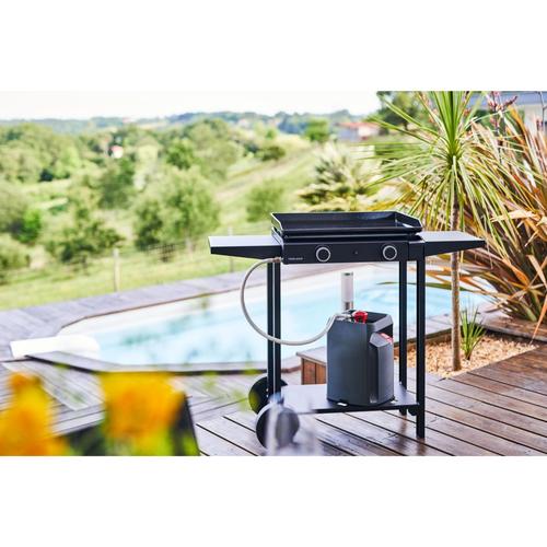 Visuel 5 du produit Plancha Base Gaz 60 châssis acier 5000W
