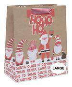 Visuel 1 du produit Sac cadeau cartonné motif Noël Pictura grand modèle L