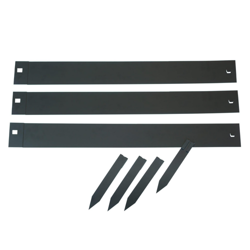 Visuel 1 du produit Bordure de jardin en métal noir Nature Outside Living - 264 x 10,2 cm